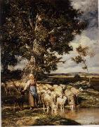 unknow artist Sheep 084 oil painting reproduction